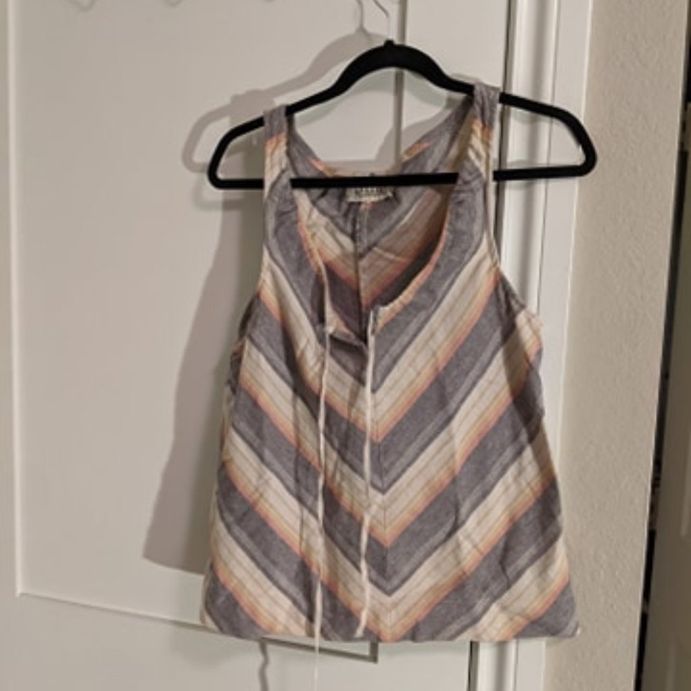 TEXTILE Elizabeth and James Linen Top